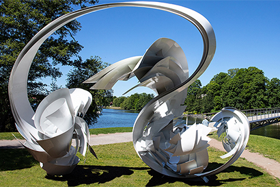 Alice Aycock Hoop-La skulptur Kungliga Djurgården